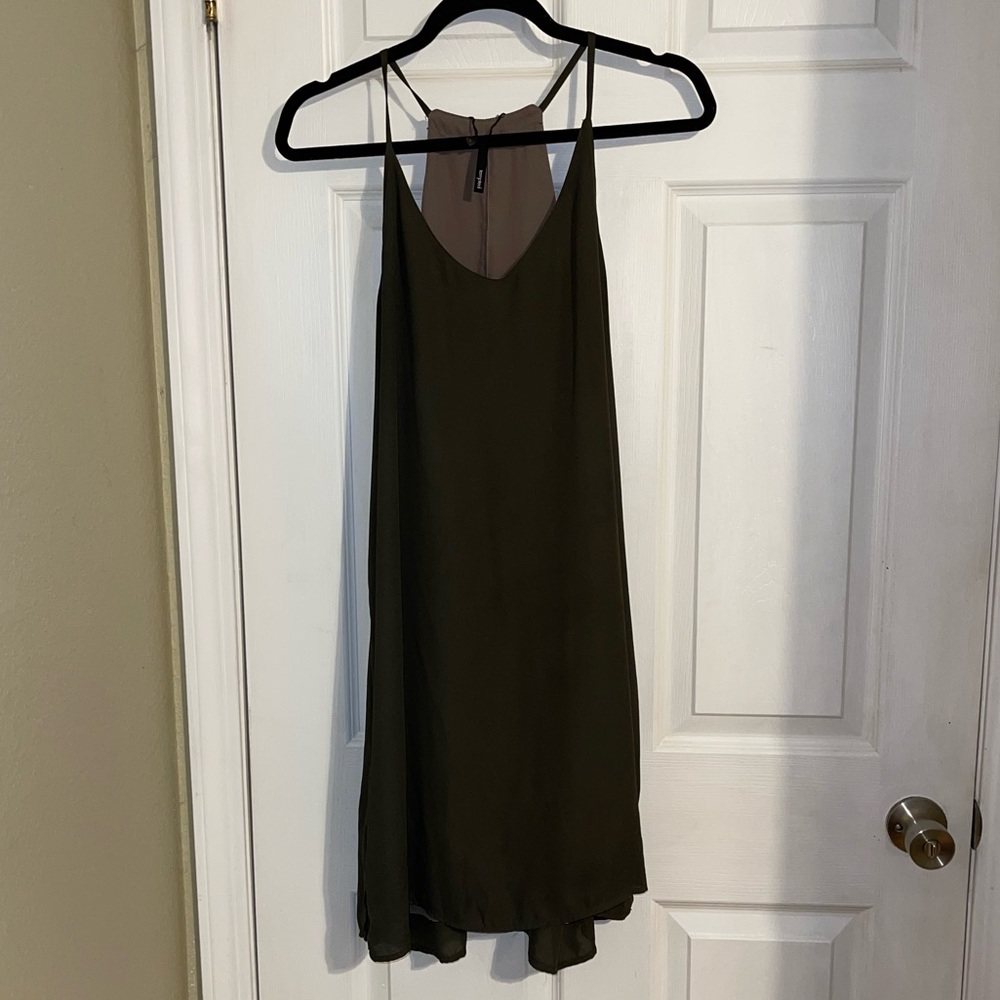 Reversible Army Green Dress